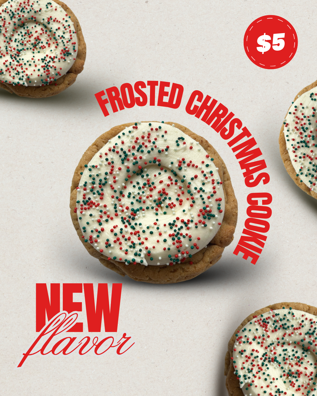 Frosted Christmas Cookie